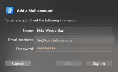 Add email account