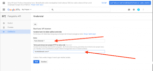 Membuat API Key