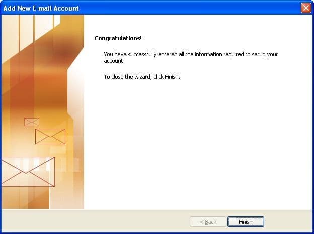 Tampilan Selesai Installasi Microsoft Outlook