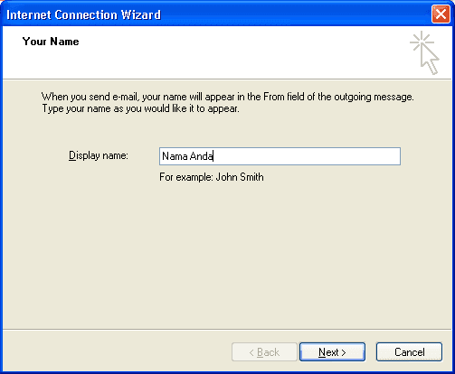 Internet Connection Wizard Outlook Express
